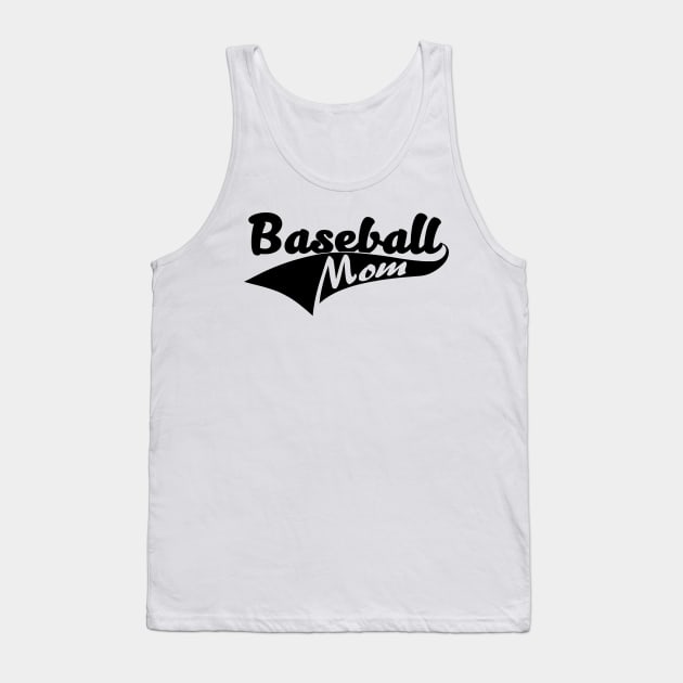 'Baseball Mom' Sweet Baseball Mother Gift Tank Top by ourwackyhome